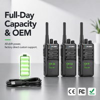 Radio marine professionnelle XUNLIBAO IP68 étanche, OEM ODM, logo personnalisé, F1880 VHF UHF double bande, talkie-walkie analogique portable