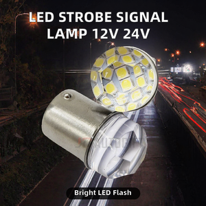 ไฟสัญญาณแฟลช LED อัตโนมัติ 12/24V 2.5W ใช้ได้กับรถยนต์ทั่วไป สีแดง เหลือง เขียว น้ำเงิน - รับประกันหนึ่งปี - Product Image 2