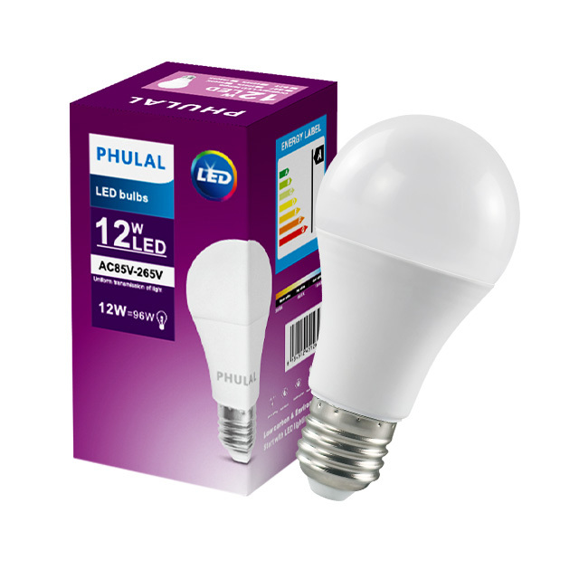 PHULAL Led Bulb Raw Material E27 B22 Led Light Bulb 5W 7W 9W 12W 15W 18W 24W  Factory Wholesale Led Bulb for Home
