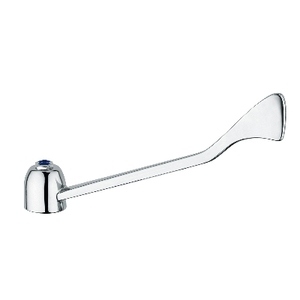 Levier de robinet chromé de 10 cm de longueur pour salle de bain - Product Image 1