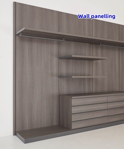 Conception 3D élégante fonctionnalité légère garde-robe <span class=keywords><strong>de</strong></span> plain-pied murale lambris d'un système <span class=keywords><strong>de</strong></span> rayonnage combinaison <span class=keywords><strong>de</strong></span> garde-robe <span class=keywords><strong>de</strong></span> plain-pied - Product Image 2