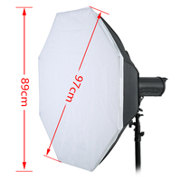 Diffuseur de flash portable pour studio photo professionnel en extérieur, boîte à lumière octogonale