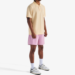 Camisas de Golf de Punto Sólido de Lujo para Hombre OEM, Elásticas en Cuatro Direcciones, Logotipos Bordados Personalizados, Impresión Exclusiva a Medida - Product Image 1