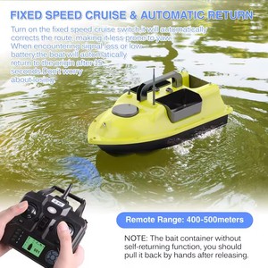 <span class=keywords><strong>Bateau</strong></span> de pêche GPS D18B à commande sans fil avec 3 compartiments à appâts, capacité de charge de 4,4 lb, <span class=keywords><strong>bateau</strong></span> à appâts automatique 400-500 m - Product Image 4