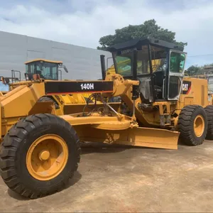 Usado Motoniveladora com Estripador CAT 140H Japão Original, Motoniveladora de Segunda Mão de Caterpillar com Melhor Preço para Venda Quente