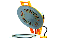Machine de séchage centrifuge à air chaud à base robuste de forme verticale de haute qualité certifiée CE pour les matériaux chimiques
