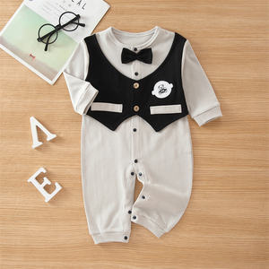 Mono de Algodón para Bebé Recién Nacido, Estilo Caballero, Manga Larga, Ropa de Otoño para Niños, en Oferta - Product Image 5