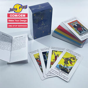 定制 78 张塔罗牌，带英文指南，定制包装，环保批发，女巫塔罗牌和占卜棋盘游戏 - Product Image 1