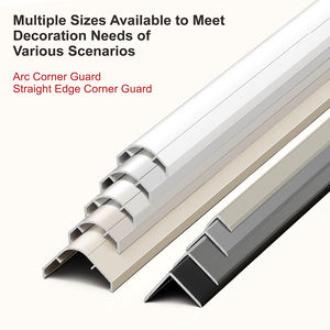 Protection d'angle moderne en alliage d'aluminium, profil de bordure à angle droit inégal, bande métallique durable pour carrelage/parquet, mur extérieur, hôtel - Product Image 2