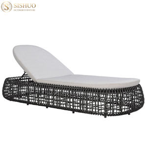 Chaise longue imperméable utilisée dans les hôtels Mobilier <span class=keywords><strong>de</strong></span> <span class=keywords><strong>jardin</strong></span> en corde pour l'extérieur <span class=keywords><strong>Salon</strong></span> <span class=keywords><strong>de</strong></span> soleil pour l'extérieur - Product Image 4