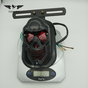 Đối Với Harley Davidson Road Vua Cổ Điển Tàu Tuần Dương Trực Thăng 12V LED Xe Máy Motorrad Skull Đuôi Ánh Sáng Bao Gồm Đèn Tín Hiệu - Product Image 6