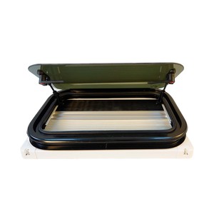 Ventana Abatible Económica de Vidrio Templado <span class=keywords><strong>para</strong></span> Autocaravana, Remolque o Caravana, con Opacidad/Rejilla, Venta Directa de Fábrica, 500*350 mm - Product Image 5