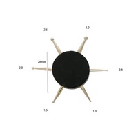 Nouveau stylo à points pour ongles 5/6 têtes, manche en acrylique, outil de nail art pour peinture florale, stylo de manucure