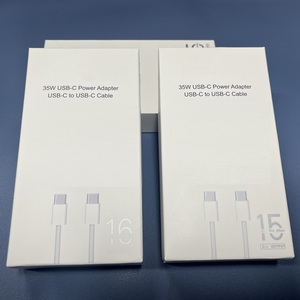 Adaptador PD de 20W 35W 40W Cargador Rápido USB-C Juego de Cable Tipo C a Tipo C con Manual y Caja para iPhone 15 16 17 También Disponible para Reino Unido y UE - Product Image 3