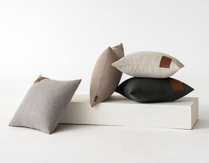 Housses <span class=keywords><strong>de</strong></span> coussin carrées modernes personnalisables pour canapé et tête <span class=keywords><strong>de</strong></span> <span class=keywords><strong>lit</strong></span>, en fausse soie, pour usage domestique et hôtelier, vente en gros, étiquettes, logos, texte personnalisé DIY - Product Image 5