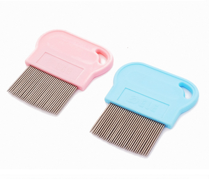Brosse pour animaux de compagnie peigne à grille en acier inoxydable enlever les puces broche poils de chien peigne à aiguille de toilettage - Product Image 3