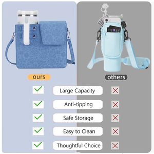 Sac bandoulière personnalisé pour gourde Stanley avec sangle – Idéal pour l'extérieur - Product Image 5
