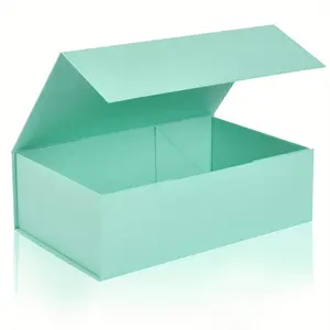 Custom Luxury Hot Stamping Matt Lamination Grey Board Packaging Foldable Gift Box