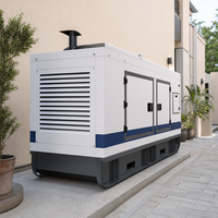 Groupe électrogène diesel silencieux 30 kVA pour alimentation de secours résidentielle, Isuzu triphasé 400 V 60 Hz