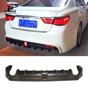 Kits de carrosserie de haute qualité en ABS pour Mark X 2010 2011, pare-chocs avant, lèvre inférieure, jupes latérales, diffuseur arrière Reiz 2012 - Product Image 5