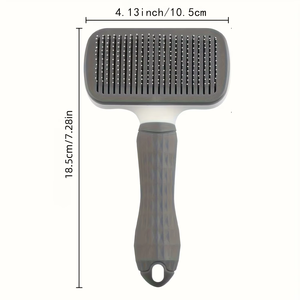 Zenidoo L-561 Peigne en plastique pour enlever les poils de chien et de chat - Peigne à aiguilles multifonctionnel autonettoyant pour le toilettage et le massage des animaux de compagnie - Product Image 2