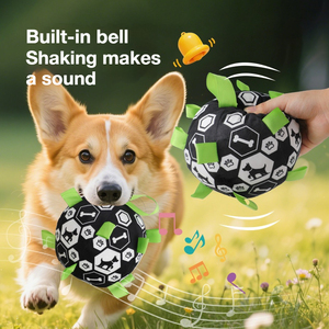 Durable <b>Bite</b> Resistant Dog Soccer Ball Interactive Pet Toy Football for Small Large Dogs Training & Boredom Relief - Product Image 2