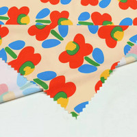 Imprimé numérique 92% Polyamide 8% Spandex Soft Floral Stretch Jersey Tissu tricoté pour robe
