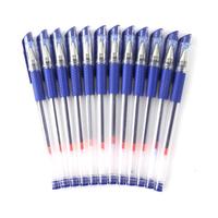 Vente en gros bon marché Stylo à bille neutre en plastique à encre gel Papeterie pour étudiants pour bureau 3 couleurs Stylo à tête de tube aiguille