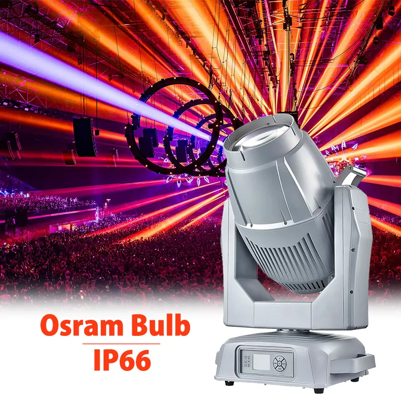 Açık ışın 480w sahne hareketli kafa ışık IP66 su geçirmez ışın konser için hareketli kafa ışık