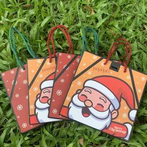 Bolsas de Compra de Papel Resistente Reutilizables, Ecológicas, a Prueba de Humedad, Personalizadas al por Mayor, Bolsas de Regalo Cosméticas Elegantes con Laminación de Logotipo - Product Image 2