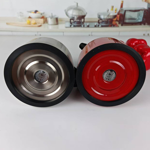 304 thép không gỉ sức khỏe ngâm ấm trà 1.2L nước nóng Ấm lọc hộ gia đình màu đỏ bạc cách nhiệt ấm trà - Product Image 4