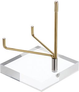 Acrylic đứng chủ với kim loại có thể điều chỉnh cánh tay Hiển thị đứng đá quý hiển thị giá vẽ đứng cho hóa thạch - Product Image 2