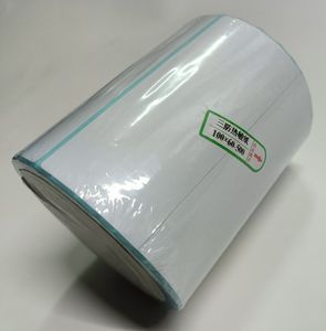 Autocollants en papier thermique à trois épreuves 100*60MM adhésif thermofusible résistant à l'huile d'eau <span class=keywords><strong>pour</strong></span> la logistique liquide gouttes <span class=keywords><strong>pour</strong></span> <span class=keywords><strong>les</strong></span> <span class=keywords><strong>yeux</strong></span> masques chirurgicaux - Product Image 1