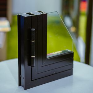 Shalumi 6000 Series Black <b>Aluminum</b> <b>Profiles</b> for Alloy Frame Doors Windows Cutting High Quality Architectural System Vietnam - Product Image 2