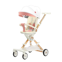 Poussette compacte légère en aluminium pour bébé, capacité de charge de 20 kg, pliable et portable pour les voyages, pour les enfants de 6 mois à 3 ans