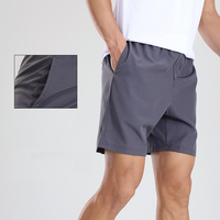 Nouveau design – Short de sport d'été tissé pour homme, taille élastique, en polyester, séchage rapide, respirant, pour le fitness et le basketball