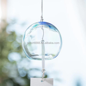 Coloré verre carillons éoliens cloche japonais Edo Furin anniversaire décor à la maison japonais décoratif pendentif cloches - Product Image 2