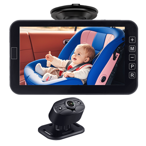 2025 nouvelle caméra de siège arrière de moniteur de <span class=keywords><strong>voiture</strong></span> de bébé de vision de 7 pouces HD de vente chaude d'<span class=keywords><strong>Amazon</strong></span> avec le visionnement vidéo pour des bébés - Product Image 1