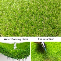 Gazon artificiel d'automne, pelouse synthétique, tapis d'herbe artificielle pas cher pour l'aménagement paysager du jardin