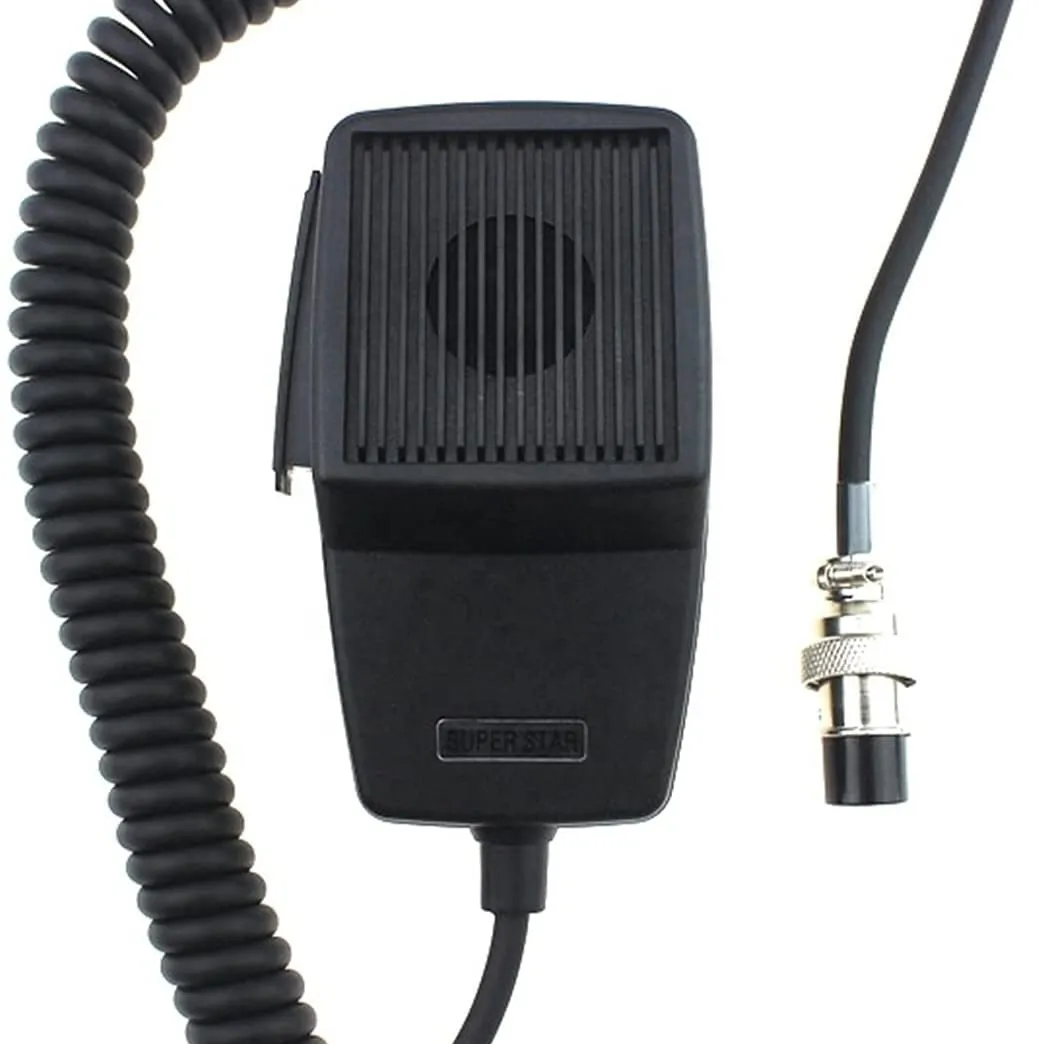 CB-507 Speaker mikrofon 4 pin, Radio mobil genggam untuk Cobra Uniden Galaxy CB