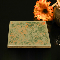 Carreaux muraux vintage Offre Spéciale pour cuisine salle de bain déco 10*10cm Resort Village carreaux émaillés vert rustique mat