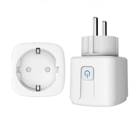 Doodle WiFi Smart Socket 16A-20A avec mesure de la puissance, application mobile pour télécommande, compatible avec les prises US, EU et UK