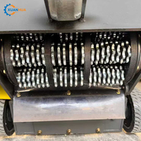 Fraiseuse à asphalte à froid automatique Xuanhua pour travaux lourds, fraise de 20 mm, pointe Kennametal, moteur 9 kW, bac à poussière 20L