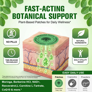 Acentiallabs Cerotti Transdermici Biodegradabili NAD+ Berberina Moringa per il Controllo dell'Appetito, Supporto al Metabolismo e Perdita di Peso - Product Image 5