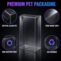 Boîtes d'emballage transparentes en plastique PET PP personnalisées |   Boîte cadeau transparente |   OEM Écologique