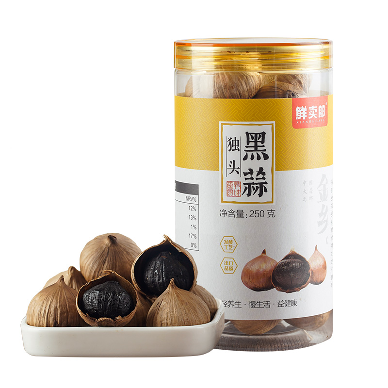 250 г/500 г высококачественный китайский черный чеснок для оптовой продажи, черный чеснок
