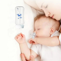 Biberon d'apprentissage 3-en-1 pour nouveau-né avec paille, tasse et tétine mignonne – Système de biberon pour enfants – Vente chaude