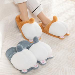 Zapatillas de felpa de animales, pantuflas de Casa de animales, <span class=keywords><strong>Corgi</strong></span> Ass, venta directa de fábrica - Product Image 2