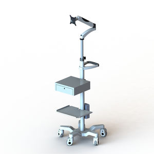 Hauteur variable 360 degrés Angle bras mécanique flexible réglage télescopique chariot de service médical <span class=keywords><strong>dentaire</strong></span> chariot - Product Image 2