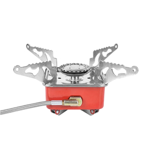 Réchaud de <span class=keywords><strong>camping</strong></span> pliable compact 95x95mm 3500W, modèle carré monobloc, au butane, mini réchaud à <span class=keywords><strong>gaz</strong></span> - Product Image 6